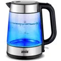 Produktbild: ♨️ Glas Wasserkocher 1,7 Liter 2200W mit LED-Beleuchtung Edelstahl BPA-Frei
