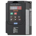 Produktbild: VEVOR Frequenzumrichter VFD 1,5kW, 7,5A 1-/3-Phasen-Eingang auf 3-Phasen-Ausgang