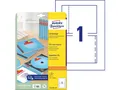 Produktbild: 1 bis 10x AVERY Zweckform CD-Einleger für Jewel Cases, weiß - SPARE BIS ZU 40%