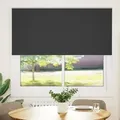 Produktbild: Vidaxl Verdunkelungsrollo Schwarz 150x150 Cm Stoffbreite 146,6 Cm