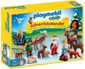 Produktbild: PLAYMOBIL 1.2.3.  Adventskalender 2017 Waldweihnacht