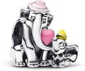 Produktbild: PANDORA Moments Disney Dumbo & Mama-Charm Sterling Silber, Kompatibel Moments Armbändern, 793751C01