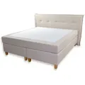 Produktbild: Boxspringbett - beige - H2/H3 - 180x200 cm