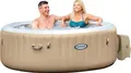 Produktbild: INTEX 28426 - Whirlpool - PureSPA »Bubble« (rund, sahara tan, Ø196 außen/Ø145cm innen) x 71cm hoch für 4 Personen
