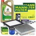 Produktbild: MANN-FILTER INSPEKTIONSPAKET FÜR OPEL KARL C16 1.0 +LPG 73 / 75 PS BJ 15-19