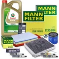 Produktbild: MANN-FILTER INSPEKTIONSPAKET FÜR OPEL INSIGNIA B Z18 1.5 140 / 165 PS BJ AB 2017