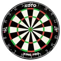 Produktbild: KOTO – King Pro Dartscheibe, Offizielle Turniermaße, dartscheibe steeldart, rotierender Zahlenring