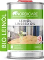 Produktbild: Leinöl 1L für Holz zum Holzschutz I Leinöl Firnis Holzöl für Innen I Möbel Ho...