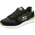 Produktbild: Skechers Damen Og 85 Goldn Gurl Trainers, Black Suede/ Nylon/ Mesh/ Rose Gold Trim, 39 EU