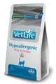 Produktbild: 8010276040985 Trockenfutter für Katzen FARMINA VET LIFE NAT CAT HYPO PORK POTATO