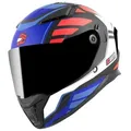 Produktbild: FC-Moto FF130SV Cavion Helm, schwarz-rot-blau, Größe S für Männer