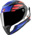 Produktbild: FC-Moto FF130SV Cavion Helm, schwarz matt/rot/blau, S