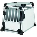 Produktbild: Trixie Transportbox Grau Und Silber 55x62x78 Cm