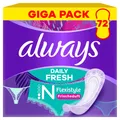 Produktbild: always Slipeinlage Daily Fresh Flexistyle Normal mit Frischeduft Gigapack 72