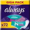 Produktbild: always Slipeinlage Daily Fresh Flexistyle Normal Gigapack 72 Stück