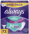 Produktbild: 72 always Slipeinlage Daily Fresh Flexistyle Normal, Gigapack