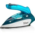 Produktbild: Zilan Reisebügeleisen 1100 Watt | Kleines Bügeleisen | Dampfbügeleisen | Klappbar, klein und kompakt | Gewicht nur 600 Gramm - Grün/Weiß