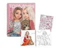 Produktbild: Depesche Stickerbuch TOPModel Malbuch LEOHEART - Spiralgebunden mit 40 Ausmalseiten & Stick