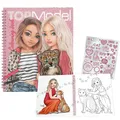 Produktbild: TOPModel Malbuch Leoheart Kinder Ausmalbuch mit Stickern Leopard Mädchen