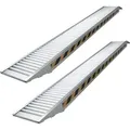 Produktbild: TRUTZHOLM 2 x Schwerlastrampen 265 cm 3300kg/Paar Alu 35 cm Breite geriffelt Rampen Verladerampen