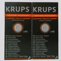 Produktbild: 20 KRUPS Reinigungstabletten XS3000 XS 3000 für alle Krups Kaffeevollautomaten