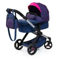 Produktbild: 17054AA Puppenwagen Xeo mit Tasche, höhenverstellbarer Griff, Schwenkschieber...