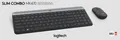 Produktbild: Logitech Tastatur/Maus Set MK470, Wireless, grafit Slim Combo, DE, Optisch, 1000 dpi, Retail 920-009188