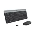 Produktbild: Logitech MK470 Slim Combo - kabelloses Tastatur-Maus-Set, grafit