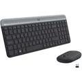 Produktbild: Logitech MK470 Slim Combo Kabelloses Tastatur-Maus-Set QWERTZ Deutsch Schwarz