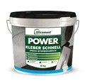 Produktbild: Ultrament Power Kleber Schnell 8 kg | 2-Komponenten faserverstärkter Bitumenkleber für Dachbahnen & Verklebung, hochklebend, tropfgehemmt