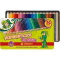 Produktbild: Jolly Buntstifte Supersticks Classic, 3000-0334, kinderfest, sortiert, im Metalletui, 36 Stück