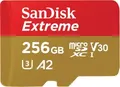 Produktbild: SanDisk Extreme R190/W130 microSDXC 256GB Kit - SDSQXAV-256G