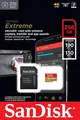 Produktbild: SanDisk Extreme - Flash-Speicherkarte (microSDXC-an-SD-Adapter inbegriffen) - 256GB - A2 / Video Class V30 / UHS-I U3 / Class10 - microSDXC UHS-I (SDSQXAV-256G-GN6MA)