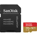 Produktbild: SanDisk Speicherkarte microSDXC-Card Extrem, 256 GB, 1 St.
