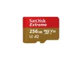 Produktbild: SanDisk microSDXC Extreme 256GB (R190MB/s) + Adapter