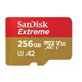Produktbild: SANDISK EXTREME microSDXC 256 GB 190/130 MB/s