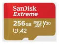Produktbild: Sandisk Extreme A2 MicroSDXC Speicherkarte 256 GB Class 1 (U1) Klasse 3