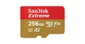 Produktbild: SanDisk Extreme 256 GB microSDXC, Speicherkarte (UHS-I U3, Class 10, V30, A2) -