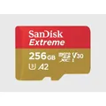 Produktbild: SanDisk Extreme microSDXC-Karte 256 GB Class 10, UHS-I, v30 Video Speed Class