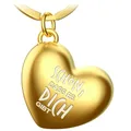 Produktbild: FABACH Liebe Schlüsselanhänger Herz mit Gravur - Herz Glücksbringer Schlüsselanhänger Freundin - Geschenk Liebe Glücksbringer Freundschaft - Beste Freundin Geschenk - Schön, dass es dich gibt