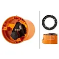 Produktbild: HELLA 2RL 006 295-111 Halogen-Rundumkennleuchte - KL 710 - 24V - gelb - rund - Anbau/geschraubt - ge