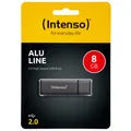 Produktbild: kQ Intenso USB Stick Alu Line 8 GB USB 2.0 Speicherstick anthrazit