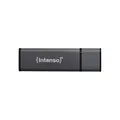 Produktbild: Intenso Alu Line Typ-A 8GB USB-Stick Anthrazit Mit Schutzkappe, bis zu 28 MB/s,