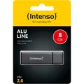 Produktbild: Intenso USB   8GB ALU LINE        bk 2.0 - Intenso 3521461 - (PC Zubehoer / Spe