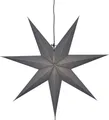 Produktbild: EGLO Weihnachtsstern Frozen, Dekostern für innen aus Papier zum Aufhängen, Fensterdeko in Grau, 3D Adventsstern, Deko Wohnzimmer, E14 Fassung, 70 cm