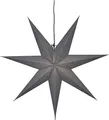 Produktbild: EGLO Weihnachtsstern Frozen, Dekostern für innen aus Papier zum Aufhängen, Fensterdeko in Grau, 3D Adventsstern, Wand Deko Wohnzimmer, E14 Fassung, 70 cm