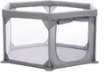 Produktbild: Fillikid Laufgitter 6-Eck, grau Ø 134 cm, Höhe 67 cm, inklusive Transporttasche