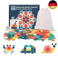Produktbild: EACHHAHA Tangram Geometrische Formen Holz Puzzle - Kinder Puzzle mit Holz