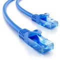Produktbild: deleyCON 1m CAT6 Patchkabel Netzwerkkabel RJ45 Ethernet LAN DSL CAT Kabel blau