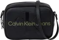 Produktbild: Calvin Klein Damen Umhängetasche Camera Bag Klein, Schwarz (Black/Dark Juniper), Einheitsgröße